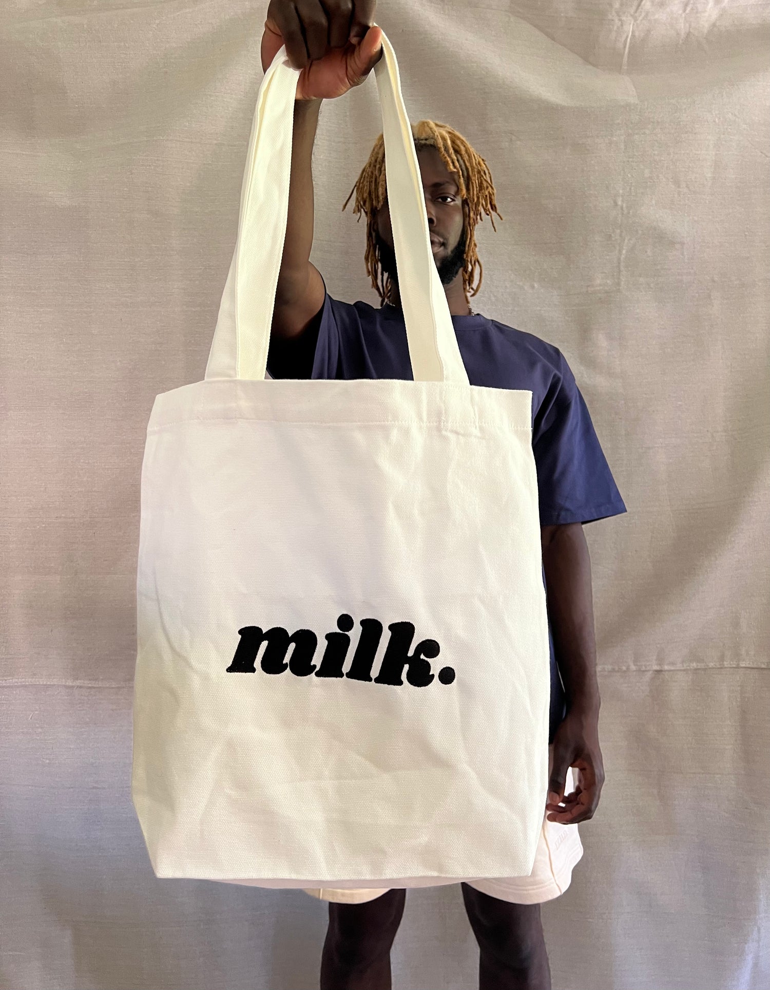 The milk. Tote bag