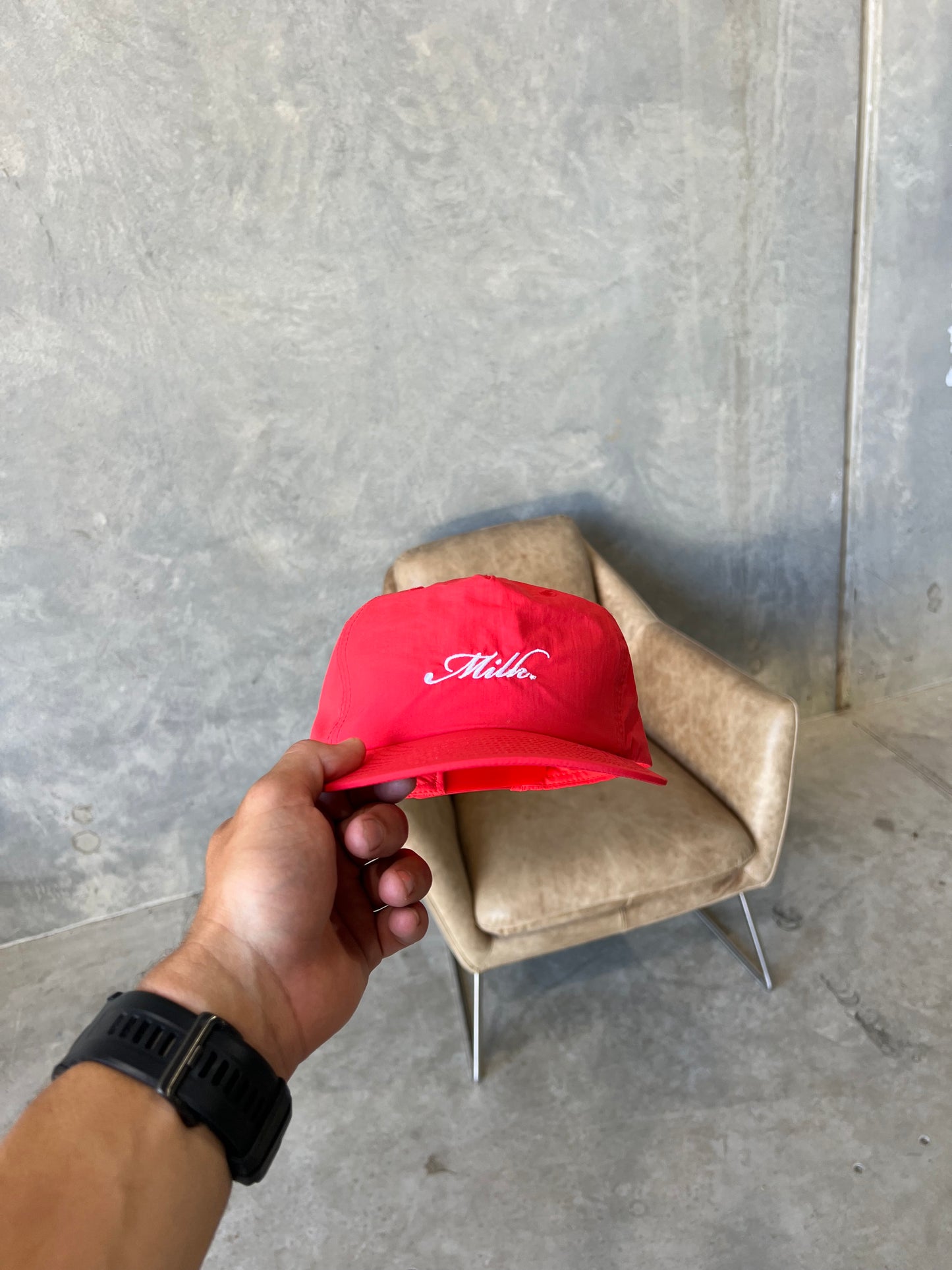 NYLON CAP RED